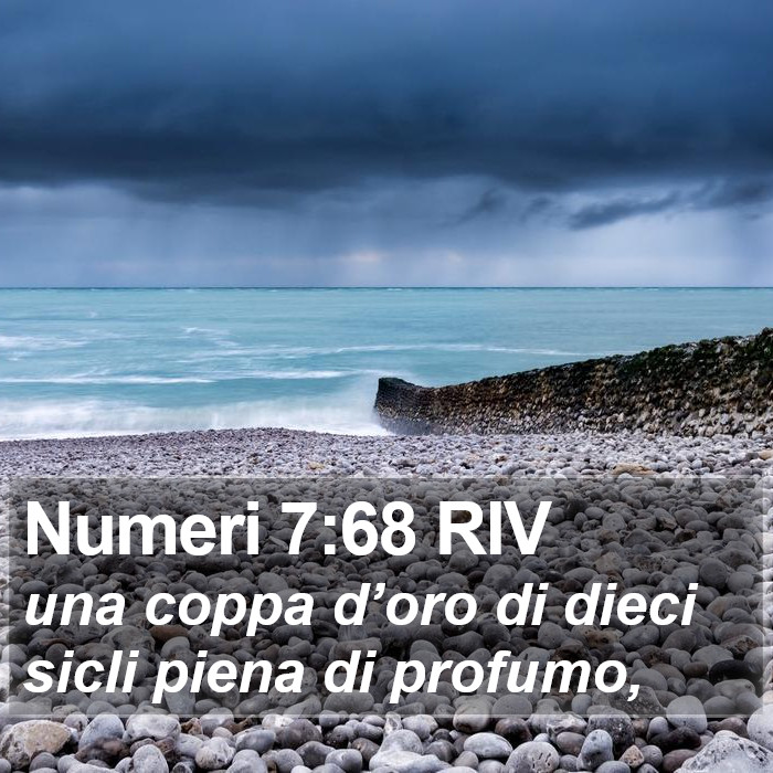 Numeri 7:68 RIV Bible Study