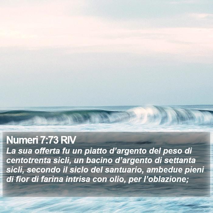 Numeri 7:73 RIV Bible Study