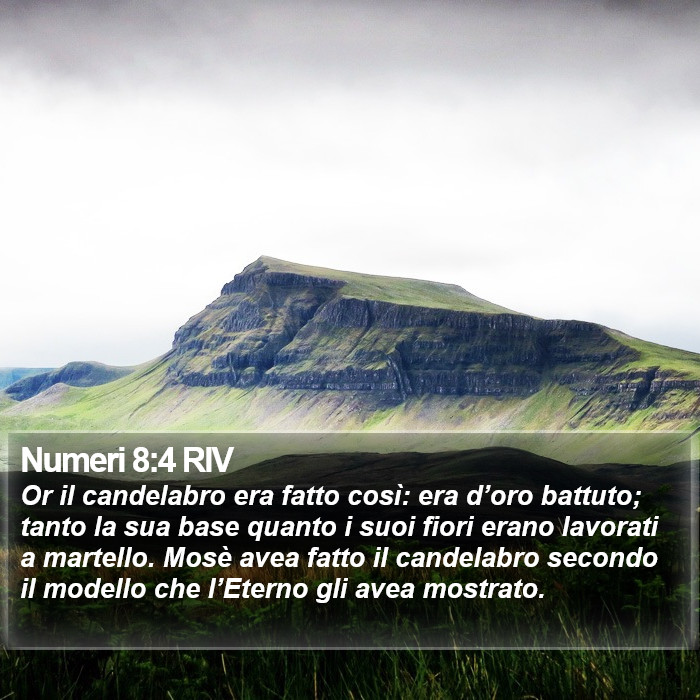 Numeri 8:4 RIV Bible Study