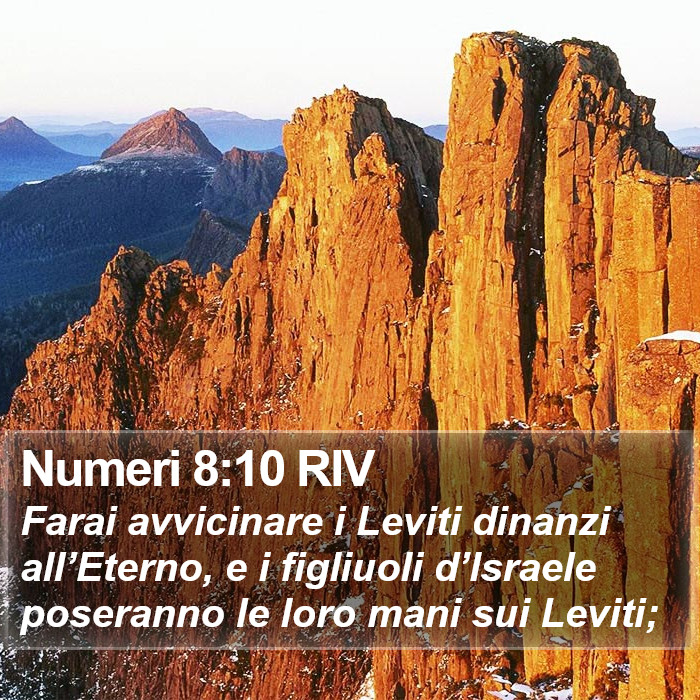 Numeri 8:10 RIV Bible Study