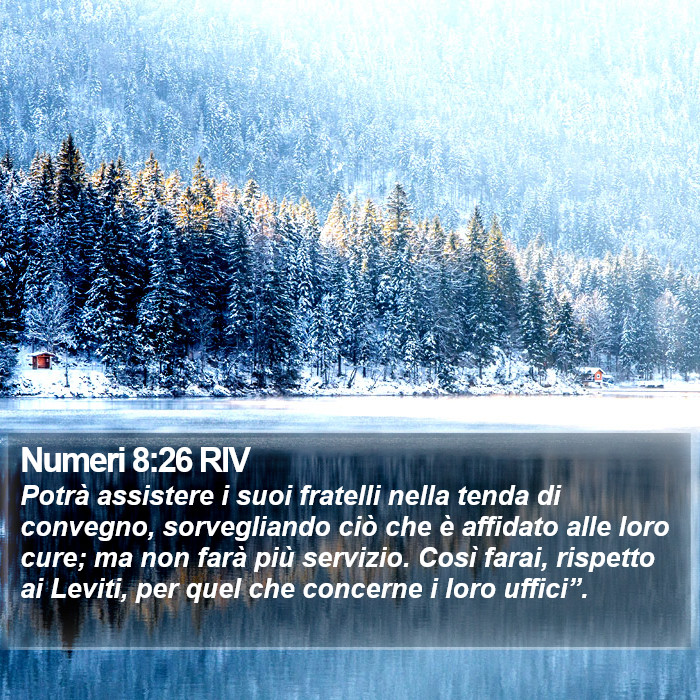 Numeri 8:26 RIV Bible Study