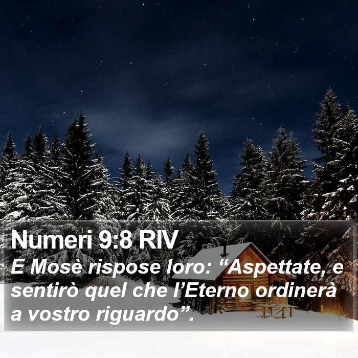 Numeri 9:8 RIV Bible Study