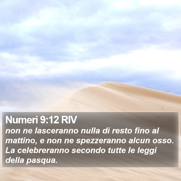 Numeri 9:12 RIV Bible Study