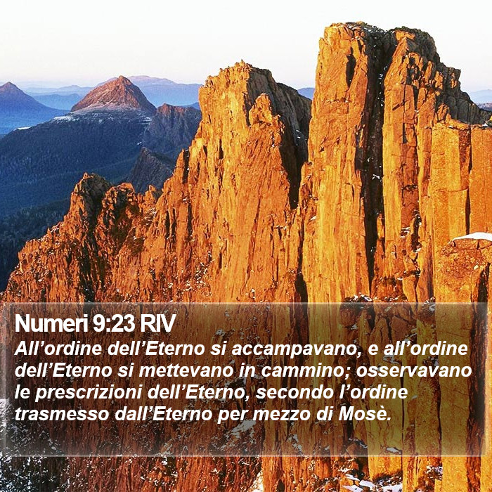 Numeri 9:23 RIV Bible Study