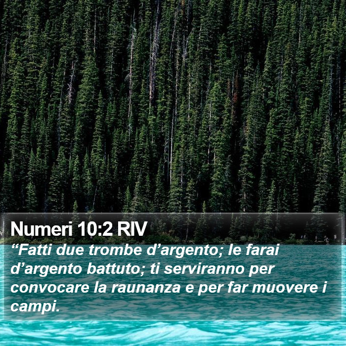 Numeri 10:2 RIV Bible Study