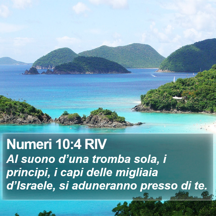 Numeri 10:4 RIV Bible Study