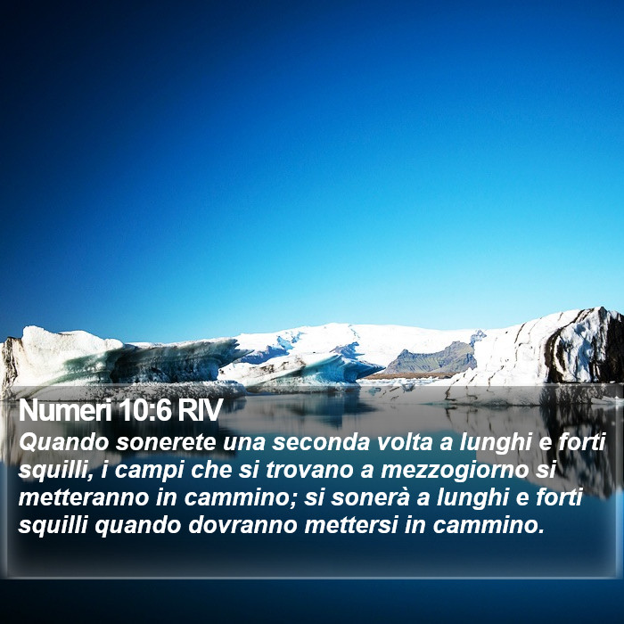 Numeri 10:6 RIV Bible Study