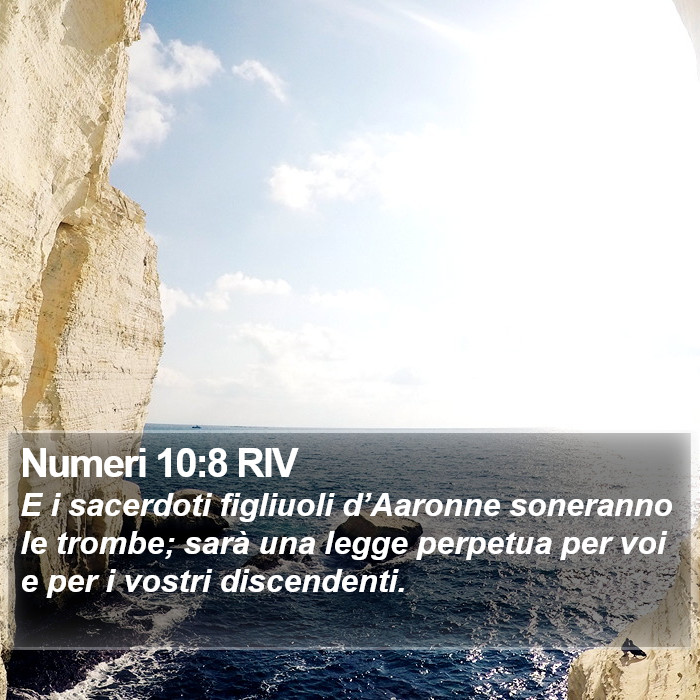 Numeri 10:8 RIV Bible Study