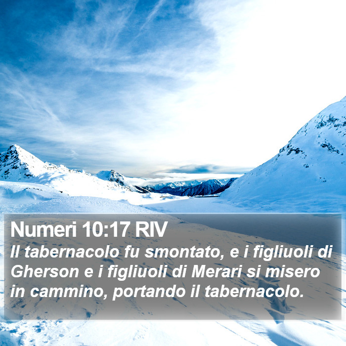 Numeri 10:17 RIV Bible Study