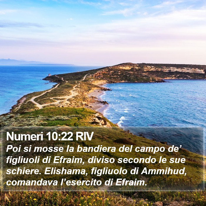 Numeri 10:22 RIV Bible Study