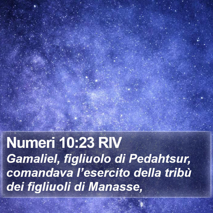 Numeri 10:23 RIV Bible Study