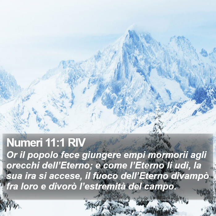 Numeri 11:1 RIV Bible Study