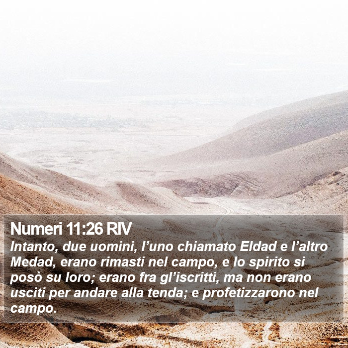 Numeri 11:26 RIV Bible Study