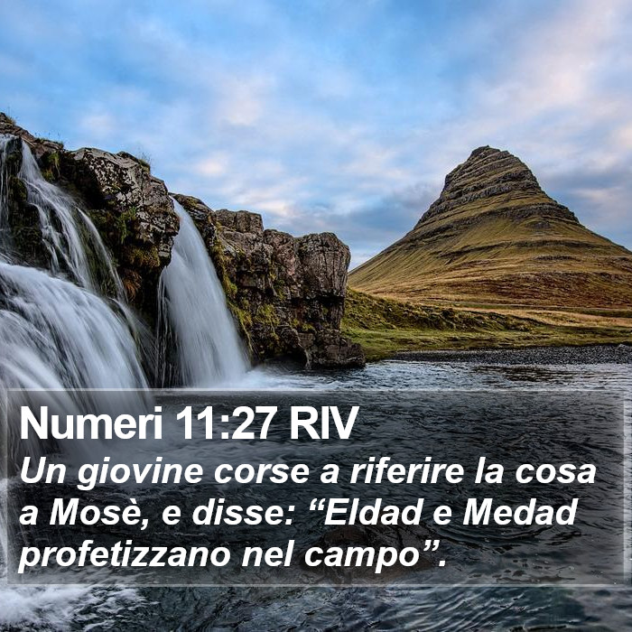 Numeri 11:27 RIV Bible Study