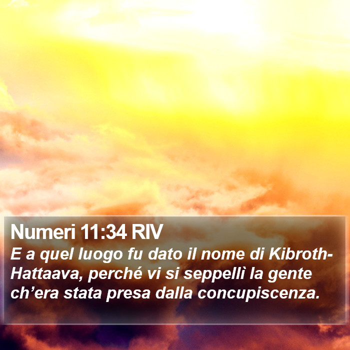 Numeri 11:34 RIV Bible Study