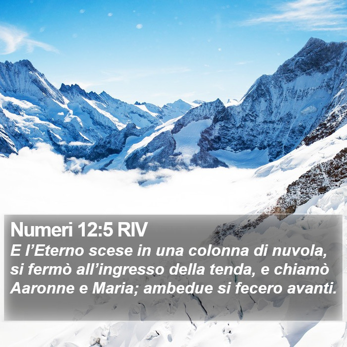 Numeri 12:5 RIV Bible Study