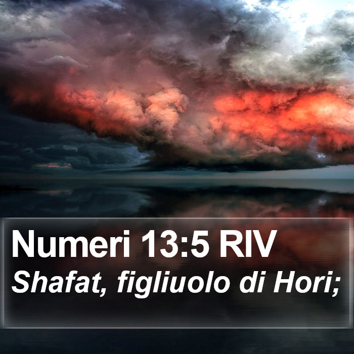 Numeri 13:5 RIV Bible Study