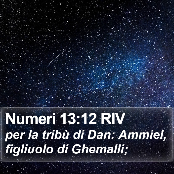 Numeri 13:12 RIV Bible Study