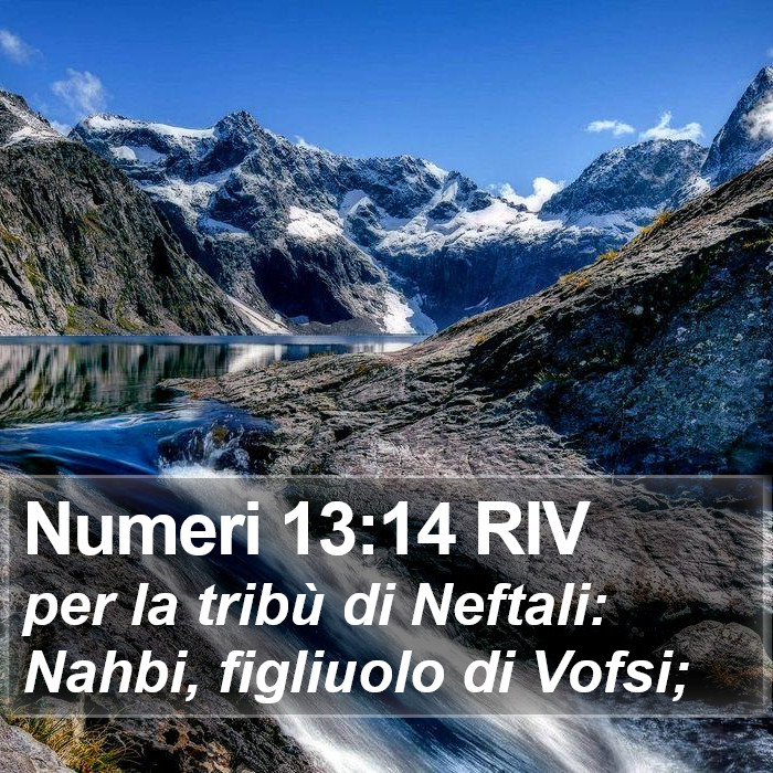 Numeri 13:14 RIV Bible Study