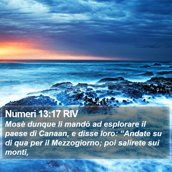 Numeri 13:17 RIV Bible Study