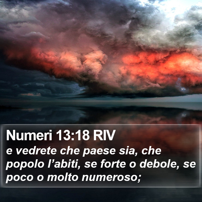 Numeri 13:18 RIV Bible Study