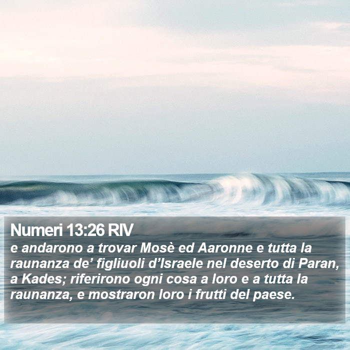 Numeri 13:26 RIV Bible Study