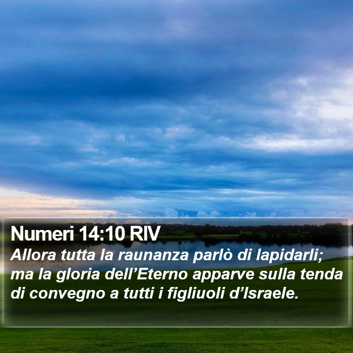 Numeri 14:10 RIV Bible Study