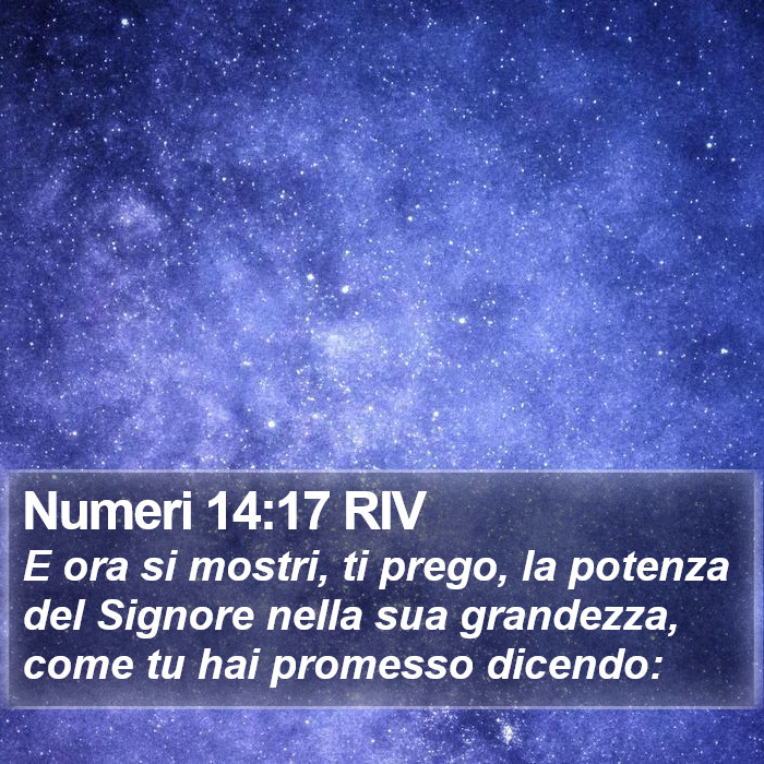 Numeri 14:17 RIV Bible Study