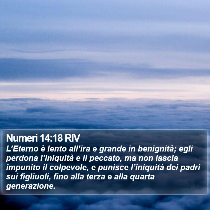 Numeri 14:18 RIV Bible Study