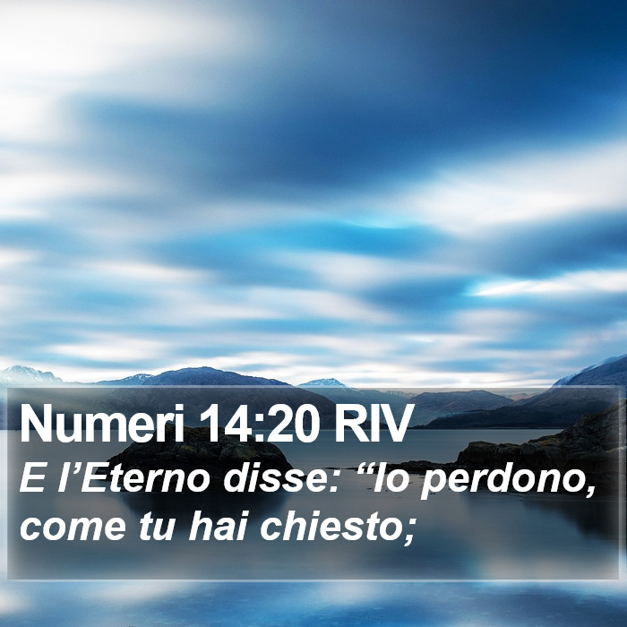 Numeri 14:20 RIV Bible Study