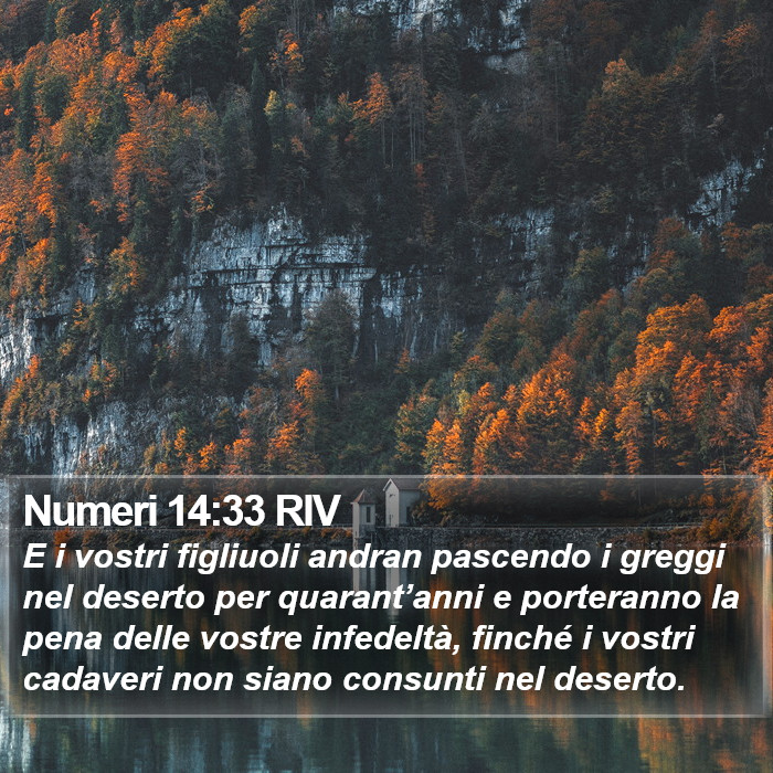 Numeri 14:33 RIV Bible Study