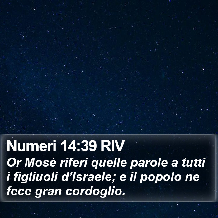 Numeri 14:39 RIV Bible Study