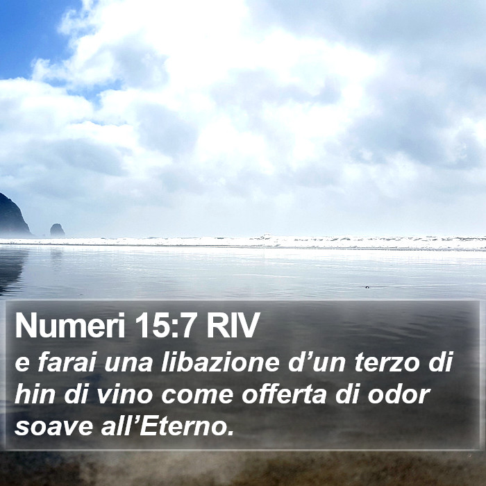 Numeri 15:7 RIV Bible Study