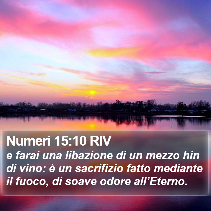 Numeri 15:10 RIV Bible Study