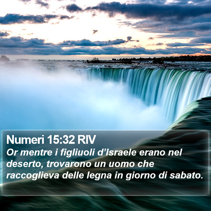 Numeri 15:32 RIV Bible Study