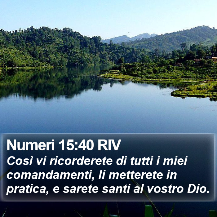 Numeri 15:40 RIV Bible Study