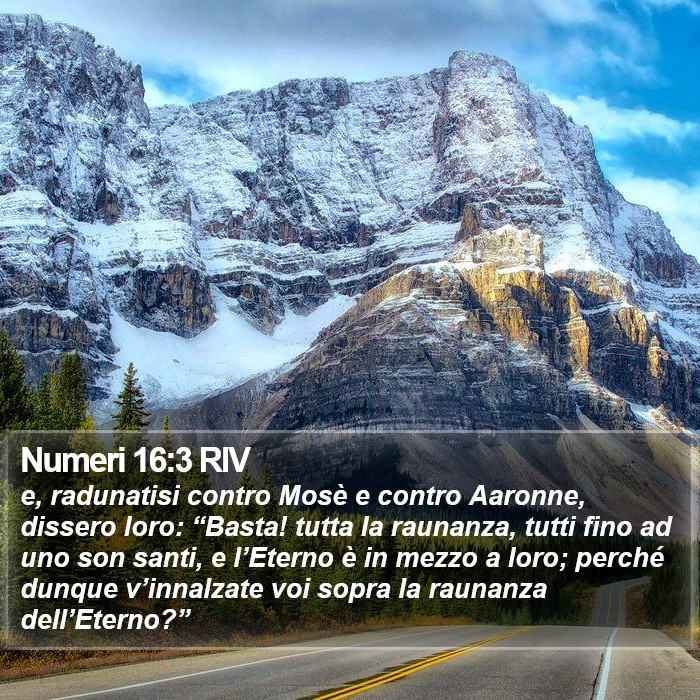 Numeri 16:3 RIV Bible Study