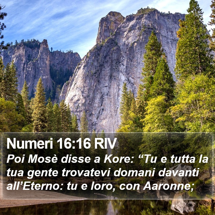 Numeri 16:16 RIV Bible Study
