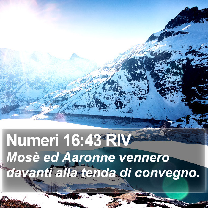 Numeri 16:43 RIV Bible Study