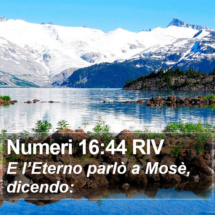 Numeri 16:44 RIV Bible Study