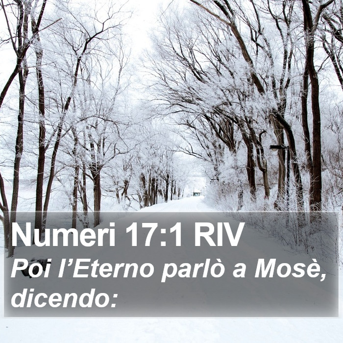 Numeri 17:1 RIV Bible Study