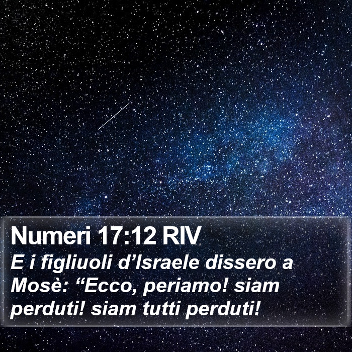 Numeri 17:12 RIV Bible Study