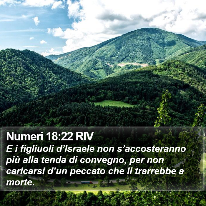 Numeri 18:22 RIV Bible Study