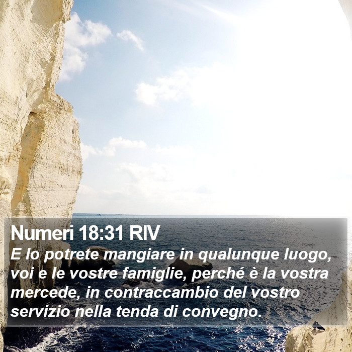 Numeri 18:31 RIV Bible Study