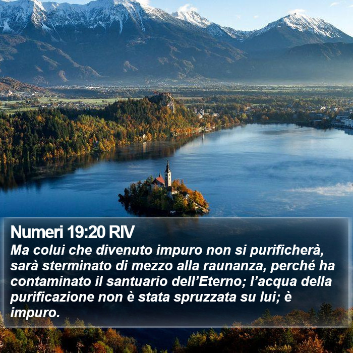 Numeri 19:20 RIV Bible Study