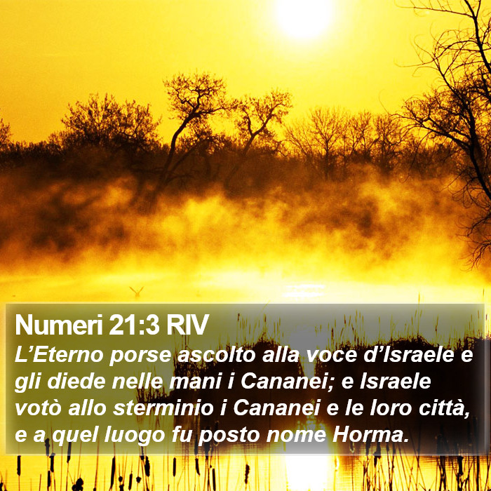 Numeri 21:3 RIV Bible Study
