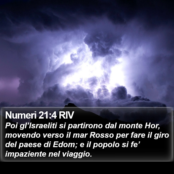 Numeri 21:4 RIV Bible Study