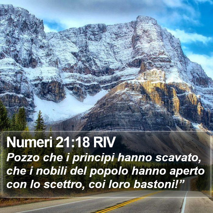 Numeri 21:18 RIV Bible Study