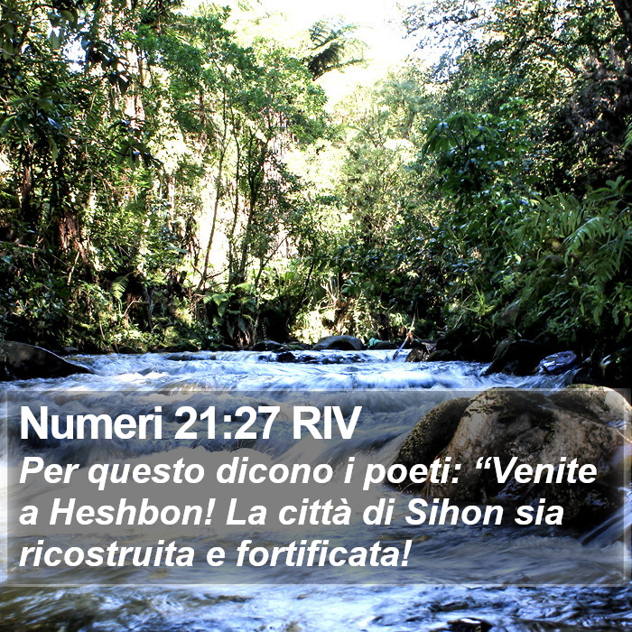 Numeri 21:27 RIV Bible Study