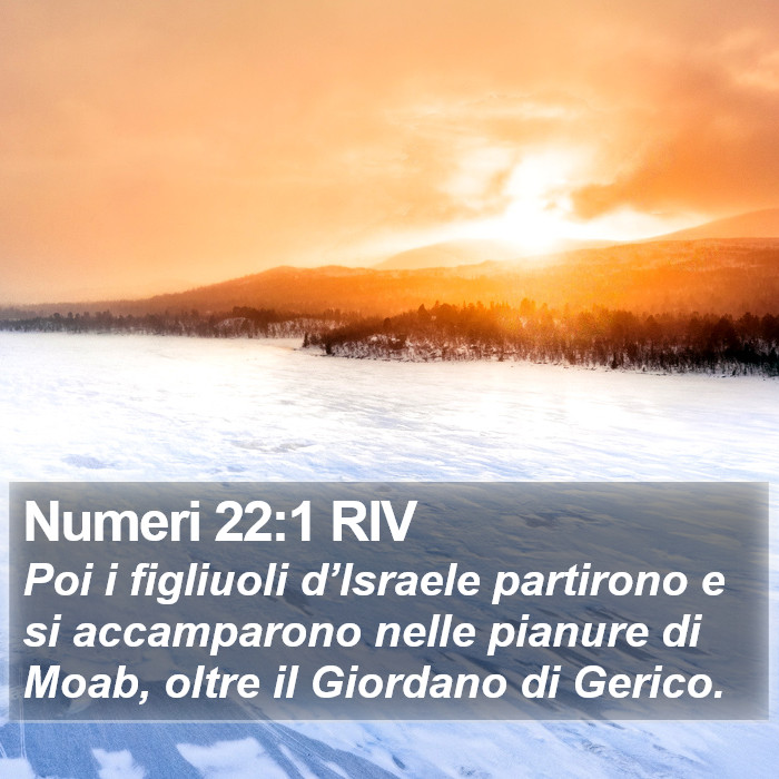 Numeri 22:1 RIV Bible Study